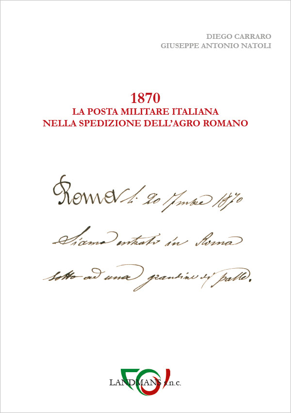 libro Carraro Natoli Roma 1870 Posta Militare Italiana